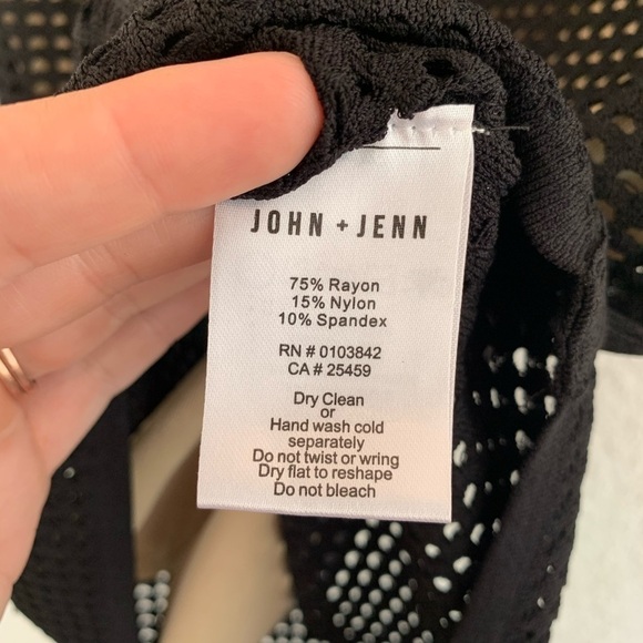 REVOLVE John + Jenn Black Eyelet Body Con Dress - Picture 7 of 11